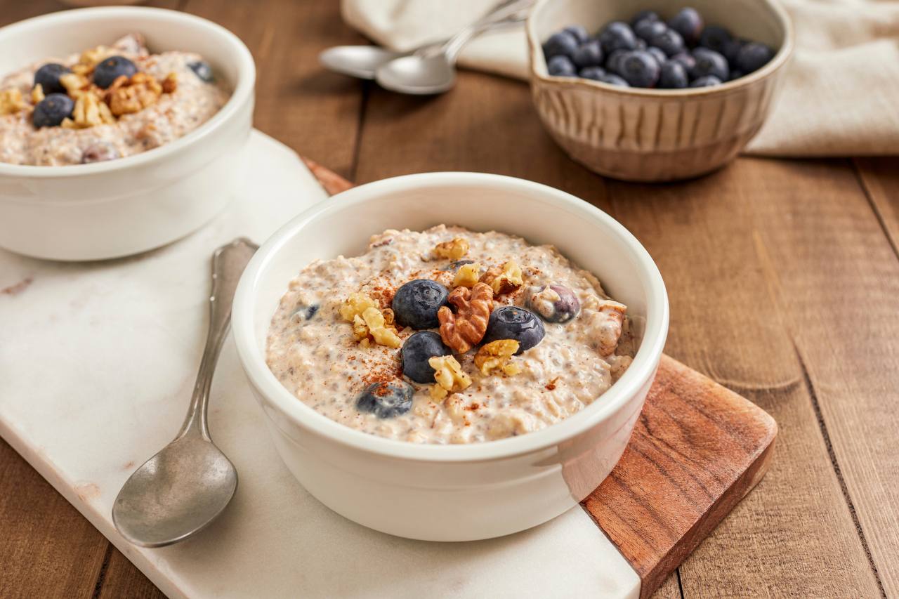 Un desayuno habitual rico en calcio y magnesio